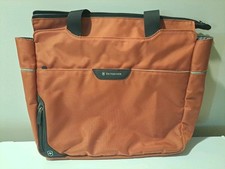 Victorinox Precision Gear Swiss Army Orange Laptop Messenger Crossbody Bag picture