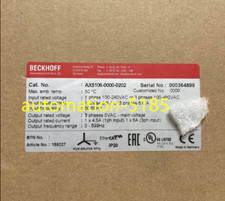 1PCS BECKHOFF AX5106-0000-0202 servo drive new fedex or DHL picture