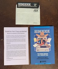 Vitg Borland Sidekick Ver. 1.5 AST Owners Manual First Edition 5.25” Floppy Disk picture
