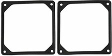 2 x 120mm Fan Silicone Anti-Vibration Noise Reduction Silencer Gasket - Black picture