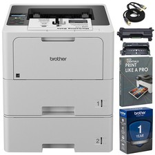 Brother HL-L6210DWT Business Monochrome Laser Printer w/ Print Like A Pro Bundle picture