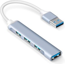 Versatile 4-Port USB Hub - Sleek Splitter for Fast Transfers and Compatibility picture