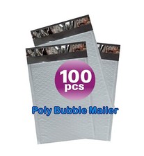 PolycyberUSA 100 pcs #4 Poly Bubble Envelopes Mailers  (Inner 9.5x13.5) picture