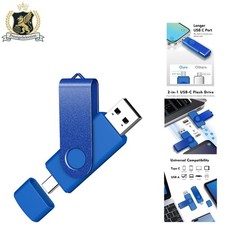 Compact 64GB Dual USB Flash Drive - Plug and Play for Effortless File Transfer picture