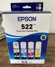 EPSON 522 EcoTank Ink Ultra-high Capacity Bottle Color Combo Pack (T522120-BCS) picture