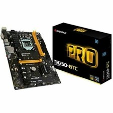 BIOSTAR TB250-BTC Pro Motherboard + 4GB Samsung RAM 12 GPU Mining Kit Combo  picture