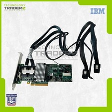 46C8929 IBM M5014 SAS SATA ServeRAID Controller 90Y4267 W/ 2x 69Y1328 picture