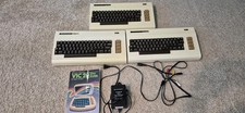 3 X Commodore Vic-20 Computers,1 Power Supply,1 Video Cable ,All Power On ,AS IS picture