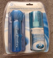 GE LCD/Plasma TV Screen Cleaning System Kit Sealed Anti-Static Dust Brush New picture