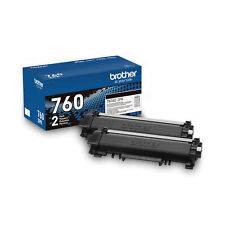Brother Genuine High-Yield Black Toner Cartridge  TN760  (2 Pack/Twin Pack) picture