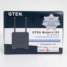 GTEN Model 4 R3 LTE Modem Router Black Wi-Fi Ethernet - New picture