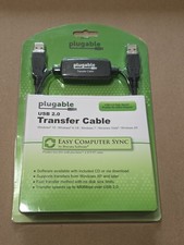 Plugable - USB 2.0 High Speed Transfer Cable - USB Data Transfer Cable PC to PC picture