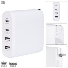 3A 4-Port Wall Charger Fast Charge USB-C USB-A 100W Power Delivery Foldable GaN picture