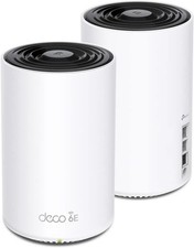WiFi 6E Mesh System AXE5400 Tri Band 2 Pack TP Link Deco XE75 Pro picture