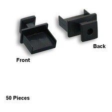 Kentek 50 Pcs USB 2.0/3.0 Type A Anti-Dust Cover w/ Handle Port Dirt Protector picture