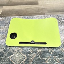 Green Foldable Lap Desk for 13/15/17 in Laptops with Cup Holder, Rigid Plastic picture