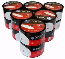 600 HP Blank 16x DVD-R DVD White Inkjet Hub Printable 4.7GB Media Disc picture
