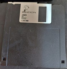 Imation HD 9 Pack Diskeytes 3.5-inch IBM Formatted 1.44MB 3M w/ Case + Labels picture
