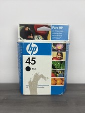 HP 45 Black Inkjet Printer Cartridge 51645A (Expired 2008) New & Sealed NOS picture