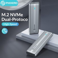 Aluminum M.2 NVMe NGFF SSD Enclosure 10Gbps USB C Adapter M.2 SATA NVMe Reader picture