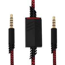 Replacement Nylon Braided Audio Cord Cable for Astro A40 Headset Red picture