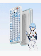 MelGeek Centauri-80 EVA-00 Compact Wired Backlit Keyboard White/Blue/Clear picture