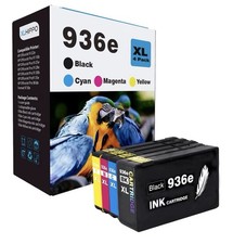 XLHIPPO 936e 936XL Ink Cartridges 4-Pack Replacement for HP OfficeJet Pro 9125e picture