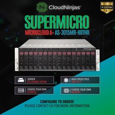 Supermicro Microcloud A+ AS-3015MR-H8TNR 8 Nodes AMD EPYC 4584PX Blade Server picture