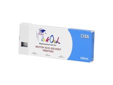 220ml InkOwl CYAN Compatible Cartridge for Mutoh ValueJet Eco-Ultra Printers picture