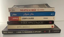 6 Vintage Computer Manual Apple II Book User Guide Programming Aid Software Lot picture