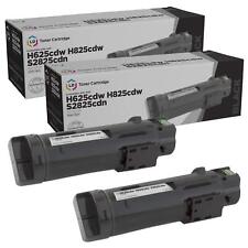 LD 2PK Compatible 593-BBOW N7DWF Black Toner for Dell Laser H625cdw H825cd S2825 picture