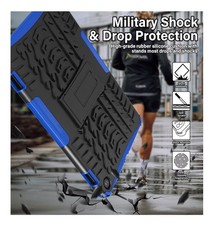 Shockproof Impact Resistant Stand Case for Amazon Fire Max 11 2023 Black/Blue picture