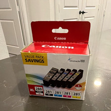 Canon PGI-280XL/CLI-281 Value Pack Ink Cartridges BK/C/M/Y 5-Pack Inkjet picture
