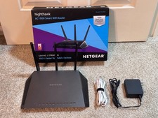 Netgear Nighthawk R7000 AC1900 Smart WiFi Router Dual Band w/ Box & Cables picture