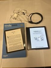 Kindle Oasis Graphite 10th Gen 8 GB With Red Leather Case Bundle Great Condition picture