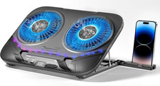 Laptop Cooling Pad with Dual TEC Fast-Chilling Technology 12-17 Inch adjustable picture