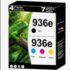 936e Compatible Ink Cartridge Set for HP Inkjet BK/C/M/Y 4 Pack picture