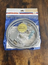 Vintage Printer Cable IBM to HP Laserjet And Plotters IB-HPP-6  6ft Long NEW  picture