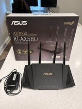 ASUS RT-AX58U AX3000 WiFi 6 Dual-Band Wireless Router, 4 LAN, USB 3.0 picture