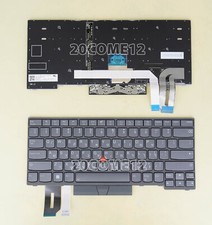 New for Lenovo Thinkpad P14s Gen 2 21A0 21A1 Keyboard Backlit Hebrew Israel Gray picture