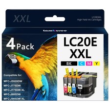 LC20E XXL Ink Cartridges with Super High-Yield for Brother LC20E Work with Br... picture