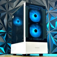 New RGB Gaming Computer Nvidia RTX 5060 AMD RYZEN CPU NVME Windows 11 PRO New  picture