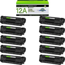 GREENCYCLE Q2612A 12A Toner Fits for HP LaserJet 3050 3055 1015 1020 1022n lot picture
