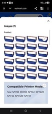24 PACK OF RC700 BLACK / RED RIBBON CARTRIDGES Ribbon Ink RC700BR SP700 712 742 picture