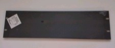 RACK PANEL, 3RU,  BLACK, PERFORATED,  5 1/4