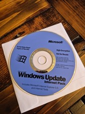 Vintage - Microsoft Windows Update Internet Pack, 1999 cd disc PC  picture