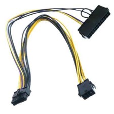 ATX PSU Power Supply Cable 24Pin CPU 8Pin 4+4Pin To 12Pin for HP 1366 Dual X58 picture