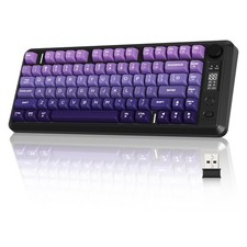 Ziyou Lang M75 Wireless Gaming Keyboard Grape Purple picture