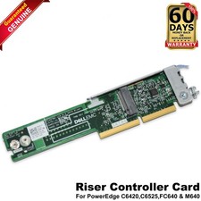 Dell EMC PowerEdge C6420 C6400 2x M.2 2280 SATA RAID 1 Riser Adapter 0F9XF picture