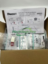 Panduit CAT5e Network Jack Module Gigabit White CJ5E88TGIW BOX OF 50 picture